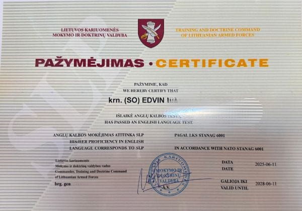 Edvin Minko diplomas 1