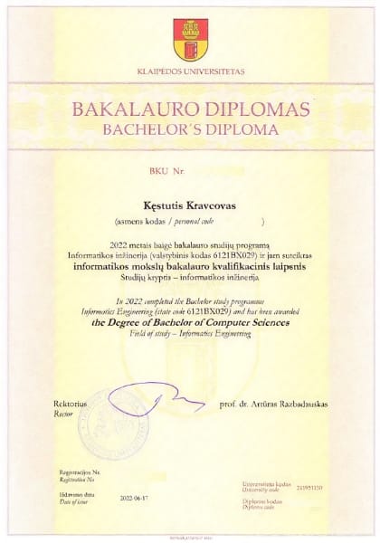 Kęstučio diplomas